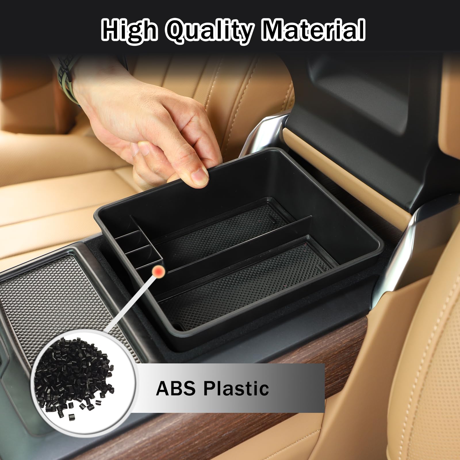 Amazon | HIRUFAIT センターコンソールオーガナイザートレイ